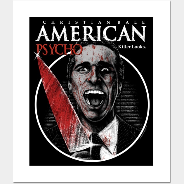 American Psycho, Patrick Bateman, Cult Classic Wall Art by PeligroGraphics